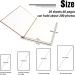 Magnetic Self-Stick Photo Album | Leather Cover DIY Wedding Anniversary Album | Holds 3X5, 4X6, 6X8, 8X10 Photos - Buy Online on SooperMarket.com