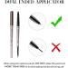 Music Flower Double Ended Waterproof Eyebrow Pencil - Smudgeproof & Long Lasting Dark Brown Brow Pen - Eye Makeup Essential - Buy Online on SooperMarket.com