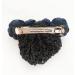 Rose Spring Clip Fine Net Navy Blue Bun Cover | Lace Hair Bun Bow Crochet Snood Hair Accessories for Women - Buy Online on SooperMarket.com