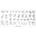 Premium Nail Art Stamping Plates - Flower Geometry & Heart Designs | International Shipping - Buy Online on SooperMarket.com
