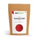 QURA Organic Kashmiri Chilli Powder - Premium Authentic Hand-Pounded Fresh Lal Mirch Spice - Deep Red Colour Mild Flavor (350 Gm)