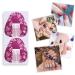 LAIION 200PCS Purple Acrylic Nail Forms | Horseshoe-Shape Extension Tips for Acrylic & Gel Nails - Buy Online on SooperMarket.com