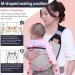 HINATAA Breathable Baby Sling | Adjustable Baby Carrier Wrap for 0-36 Months | Quick Dry & Thick Shoulder Straps | Grey - Buy Online on SooperMarket.com