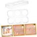 CORHAD 2pcs Egg Brackets Fridge Eggs Refrigerator Egg Holder Egg Stands Egg Racks Ceramics Container - Buy Online on SooperMarket.com
