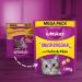 Whiskas Crunchy Pockets Cat Snack with Chicken & Cheese 4 Pack (720g) | Delicious Treats for Adult Cats - Buy Online on SooperMarket.com