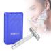 Premium Double Edge Silver Hand Razor for Men - Includes Case | Perfect Beard Grooming Tool - Buy Online on SooperMarket.com