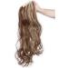 Silk-co Long Wavy Curly Claw on Ponytail Extensions Synthetic Clip in Hairpiece Pony Tail Extension 24 inch Light Brown&Blond Heat-Resisting 24inch (Pack of 1) Light Brown/Blond - Buy Online on SooperMarket.com