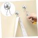 Alipis 1pc Hook up Heavy Duty Coat Hangers Suction Cup Hook Wall Key Hanger Suck Cup Hook Metal Work Towel 7X6CM Silver - Buy Online on SooperMarket.com