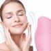Maodom Face Cleansing Brush Soft Silicone Face Cleansing Brush | Vibrating Rechargeable Waterproof Skin Care Tool for Firming Enhances Product Absorption Pink (English) - Buy Online on SooperMarket.com