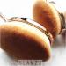 Glamza Gold Plated Round O Circle Powder Foundation Brush - Buy Online on SooperMarket.com