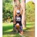60ft Slackline Kit with Training Line, Tree Protectors, High Grade Ratchet, Arm Trainer, Instruction Booklet, Carry Bag - Green | Perfect Slackline Set for Kids and Adults - Buy Online on SooperMarket.com