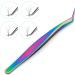 Verdant Touch Curved Tip Tweezers Curved Tip Eyelashes Extension Tweezer Alloy False Eyelashes Applicator Tool - Buy Online on SooperMarket.com