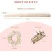 Yiclick Heatless Hair Curler for Long Hair Upgraded No Heat Hair Roller Sleeping Soft Rubber Hair Rollers Curling Ribbon and Rods for Natural Hair Beige - Buy Online on SooperMarket.com