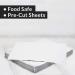 Oasis Supply Pre-Cut Insulated Foil Sandwich Wrap Sheets - 100 Count, 14x16 Inch - Grease-Resistant for Hot Food Items - Buy Online on SooperMarket.com