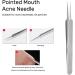 Blackhead Remover Tool JOLIFILE Upgraded 9 Pcs Pimple Popper Tool Kit Extractor Tools with Tweezers Removal Comedone Whitehead Set Large Size-Silver - Buy Online on SooperMarket.com