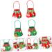 CHILDWEET 4pcs Christmas Candy Bag Xmas Candy Xmas Presents Pouches Xmas Bag Holder Brushed Cloth Snack - Buy Online on SooperMarket.com