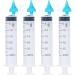 Portable Ear Irrigation Syringe Set - 4pcs Flared Head Soft Tip 20ml 30ml - Buy Online on SooperMarket.com