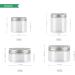 Tianzd 6 Pack Blue Plastic Cream Cans 150ml with Silver Lid | Empty Cosmetic Containers & Spatulas - Buy Online on SooperMarket.com