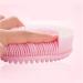 Multifunctional Silicone Body Scrubber Loofah - Soft, Skin-Friendly, Easy to Clean - Scalp Massage Tool - Durable & Hygienic - Ideal for People and Pets - Pink (1 Count) - Buy Online on SooperMarket.com