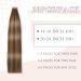 YDDM 20Pcs 50cm Invisible Tape Extensions - Real Hair Chocolate Brown & Caramel Blonde (20 Inch 4/4/27#) - Premium Hair Extensions - Buy Online on SooperMarket.com