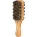 Double-Sided Men's Beard Brush with Solid Wood Handle - Facial Hair and Mustache Grooming Comb - Buy Online on SooperMarket.com