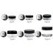 Beauticom 12 Piece Acrylic Round Clear Jars with Lids for Creams & Cosmetics - USA Made | Perfect for Lotions Samples Herbs - Buy Online on SooperMarket.com