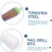 Healeved Nail Drill Bit Manicure Tools Manicure Nail Bits Nail Art Drill Bits Manicure Art Drill Bits Nail Bits for Women Manicure Drill Bits Accessories Tungsten Steel Women's Acrylic 4.4x1.2cm As Shown - Buy Online on SooperMarket.com