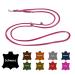 Dog leash fat leather small dogs/large dogs 2m / 2.40m / 2.80m / 3.50m / 5m double leash adjustable (2m X 8mm Pink) 2m X 8mm Pink