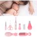 Semme Baby Healthcare Grooming Kit - 8Pcs Set for Nose Cleaning, Nail Clipping, and Toothbrush for Infants - Buy Online on SooperMarket.com