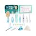 Baby Healthcare and Grooming Kit, 24 in 1 Baby Electric Nail Trimmer Set, Lupantte Nursery Care Kit, Toddler Nail Clippers, Medicine Dispenser, Infant Comb, Brush, etc. Baby Care Products. Green 24 Piece Set