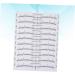 NOLITOY 100pcs Disposable Eyebrow Ruler Eyebrow Stencil Kit Disposable Gauge Eyebrow Trimming Caliper - Buy Online on SooperMarket.com