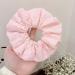 Eye Catching Lace Scrunchies for Women Large Elastic Hair Scrunchy Ponytail Holder Perfect for Everyday Use Pink - Buy Online on SooperMarket.com