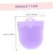 Beavorty Cleansing Massage Finger Cots Cleansing Facial Brush Skin face Scrubber for Women deep Cleaning Brush face wash Scrubber face Lotion for Women Silica Gel Makeup Remover Miss pores Violet 11.8X10CM - Buy Online on SooperMarket.com