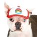 PupLid Trucker Hats for Dogs (XS) Premium Stylish Sun Protection for The Modern Dog - Adjustable for Secure Comfortable Fit on Active Dogs (Red, Surfer Dog) Red Surfer Dog