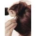 Mini Skater 1.88 Spiral Hair Pin Twist Barrette Spin Pins - Brown Set of 20 - Non-Scratch Round Tips for Women's Bun Hair Style DIY - Buy Online on SooperMarket.com