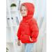 Kids4ever Winter Hooded Jacket | Red | 3-4 Years | Toddler Zipper Coat with Fleece Lining - Buy Online on SooperMarket.com