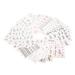 50 Pieces Of Flower Butterfly Cartoon Nail Art Stickers Small Flower Transfer Nail Decals Design Nail Care Accessories Nail Sticker Set(XF)