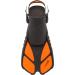 Cressi Adult Short Adjustable Swim Fins | UltraResistant Buckles | Ideal for Travel | Bonete | Designed in Italy | L/XL | US Man 9-13 | US Lady 10-14 | EU 42-47 | Black/Orange - Buy Online on SooperMarket.com