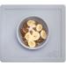 ezpz Happy Bowl (Gray) - Silicone Suction Bowl with Built-in Placemat for Toddlers - Dishwasher Safe Grey - Buy Online on SooperMarket.com