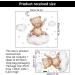 Cute Bears and Moon Wall Stickers for Kids Bedroom Decor | Nursery Window Decals - Set of Bears, Clouds, Moon and Stars - Buy Online on SooperMarket.com