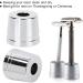 Dekaim Razor Stand for Razor Plane Premium Aluminum Alloy Men's Shaving Stand | Durable Bathroom Accessory | Silver - Buy Online on SooperMarket.com