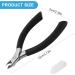 Precision Cuticle Nippers Cuticle Nippers Cuticle Scissors Stainless Steel Cuticle Scissors Fine for Precision Pedicure Fingernails Removal Excess Cracked Skin on Fingers and Toes - Buy Online on SooperMarket.com