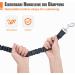 Snocyo Reflective Jogging Leash for Medium & Large Dogs | Elastic Double Handle & Waist Valve | Retractable Running Dog Leash in Gray & Orange - Buy Online on SooperMarket.com