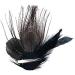 Feather Peacock Hair Clip Natural Feather Fascinator Barrette with Sparking Rhinestone Peacock Feather Hairpin Hair Accessories - Buy Online on SooperMarket.com