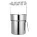 MyLifeUNIT Paint Brush Cleaner  Double Layer Paint Brush Holder with Wash Tank