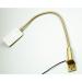 Kalb 4W LED Bedside Lamp Set of 2 - Matt Brass Reading Flex Lamps for Furniture - International Shipping - Buy Online on SooperMarket.com