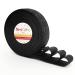 SmiLife Silicone Gripper Tape for Clothing  1.1 Inches Non-Slip Gripper Elastic for Sewing  Silicone Gripper Elastic Band  12 Yards  Black Black 1.1 Inches x 12 Yards