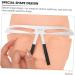 WOFASHPURET Eyebrow Ruler for Girl Stainless Eyebrow Position Ruler Tool Measuring Ruler Eyebrow Marks Portable - Buy Online on SooperMarket.com
