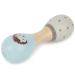 Bieco Baby Rassel Wood Hedgehog & Dumbbell Rattles | 2 Set | 19 cm | Musical Instruments for Children | Montessori Rattles for Baby 0-6 Months & 1 Year+ - Buy Online on SooperMarket.com