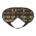 SSIMOO African Mud Cloth Tribal Soft Sleep Eye Mask Female Breathable Eye Patch Perfect for Travel and Relaxation Black